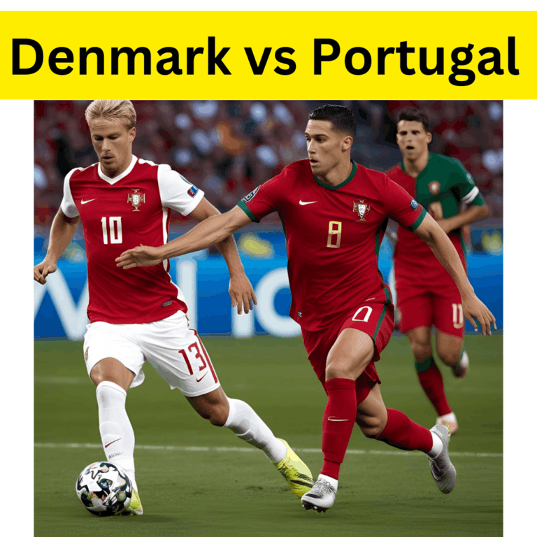 denmark vs portugal playing football