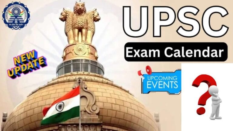 UPSC Exam Calendar 2025
