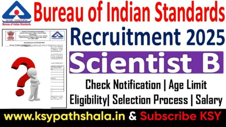 BIS Scientist B Recruitment 2025