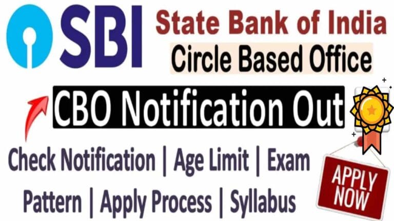 SBI CBO Recruitment 2025